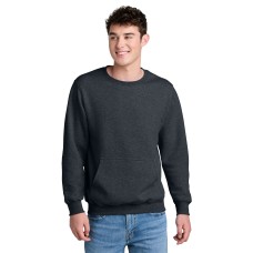 Port & Co® Core Fleece Crewneck Pocket Sweatshirt