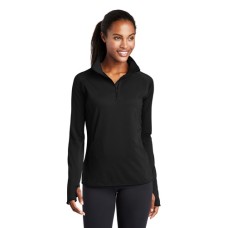  Sport-Tek® Ladies Sport-Wick® Stretch 1/2-Zip Pullover