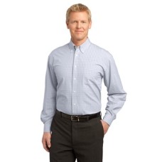 Port Authority®  Mens Plaid Pattern Easy Care Shirt
