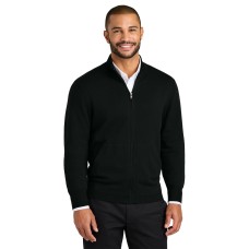 Port Authority® Easy Care Full-Zip Sweater