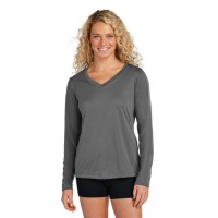 Sport-Tek® Ladies Long Sleeve PosiCharge® Competitor V-Neck Tee